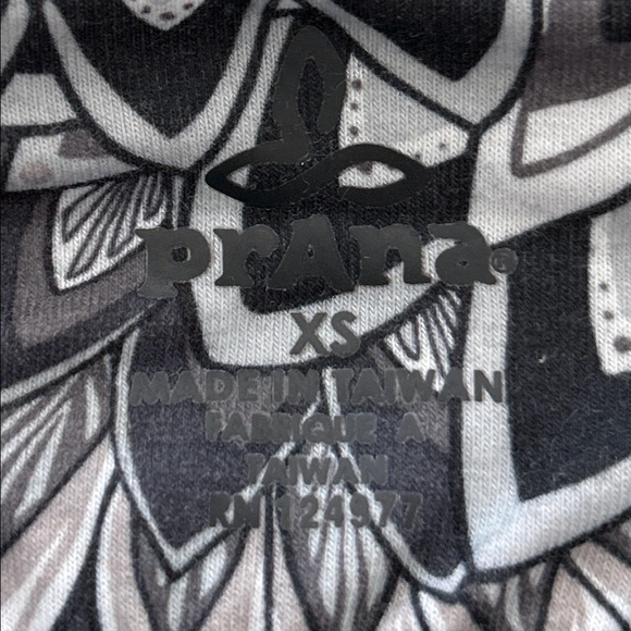 Prana Black and White Patterned Dress xs - Picture 2 of 2